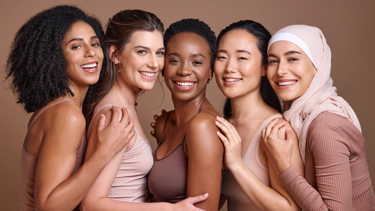 Beauty Shopify Theme Beautify group of female models embracing